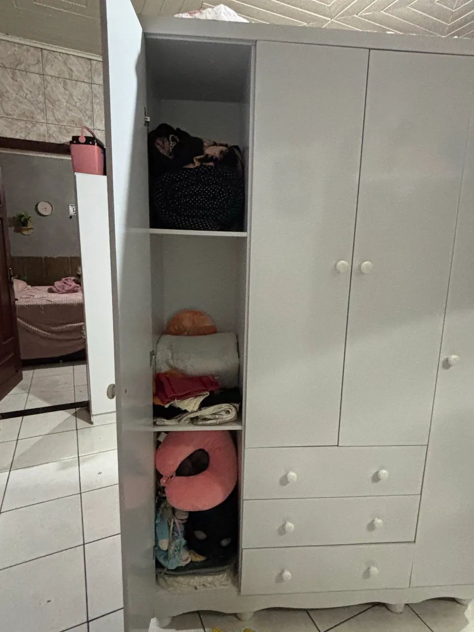 Guarda-roupa infantil estilo provençal  - Foto 4