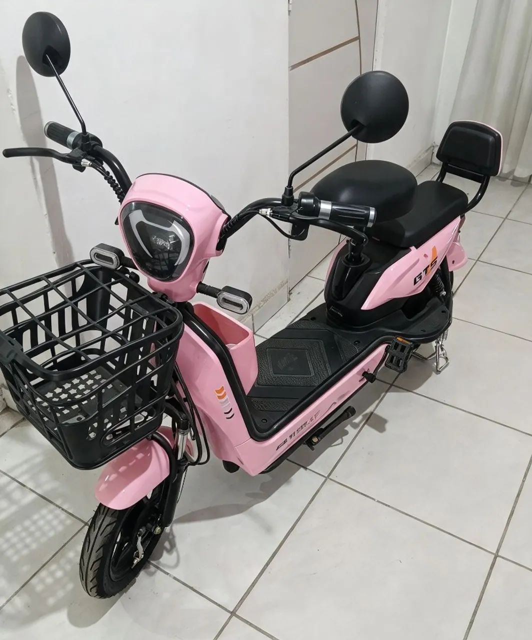 BICICLETA ELÉTRICA ROSA