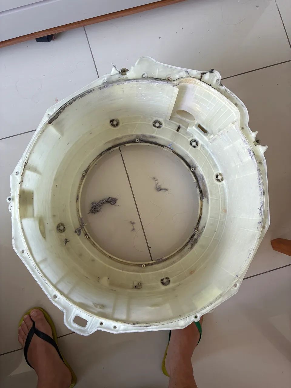 Tanque plástico Lava e Seca Samsung 11WDF - Foto 3