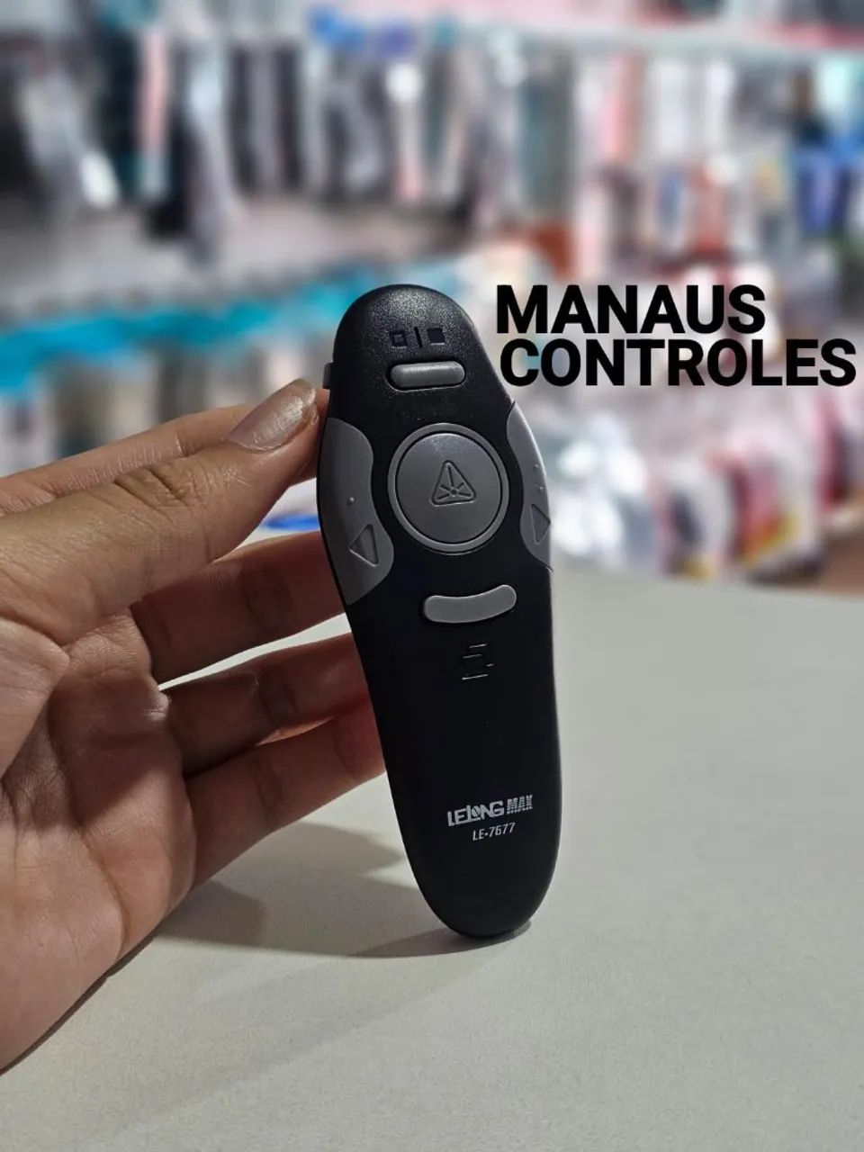 Controle para passar slides com laser 