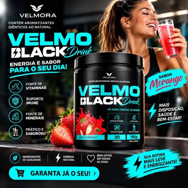 Velmo Black Drink Original - Foto 2
