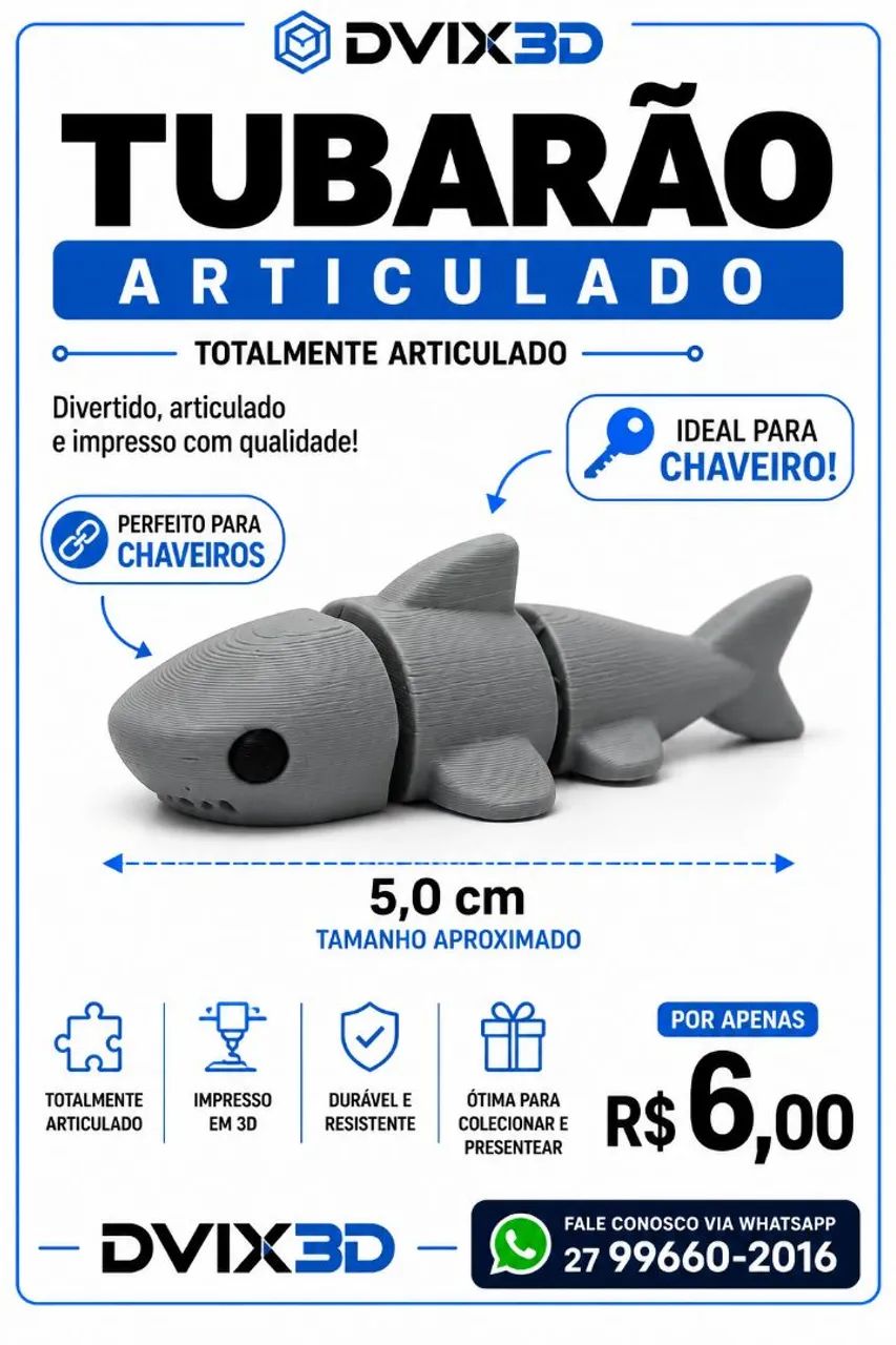 Bichinho articulado 3D - Foto 2