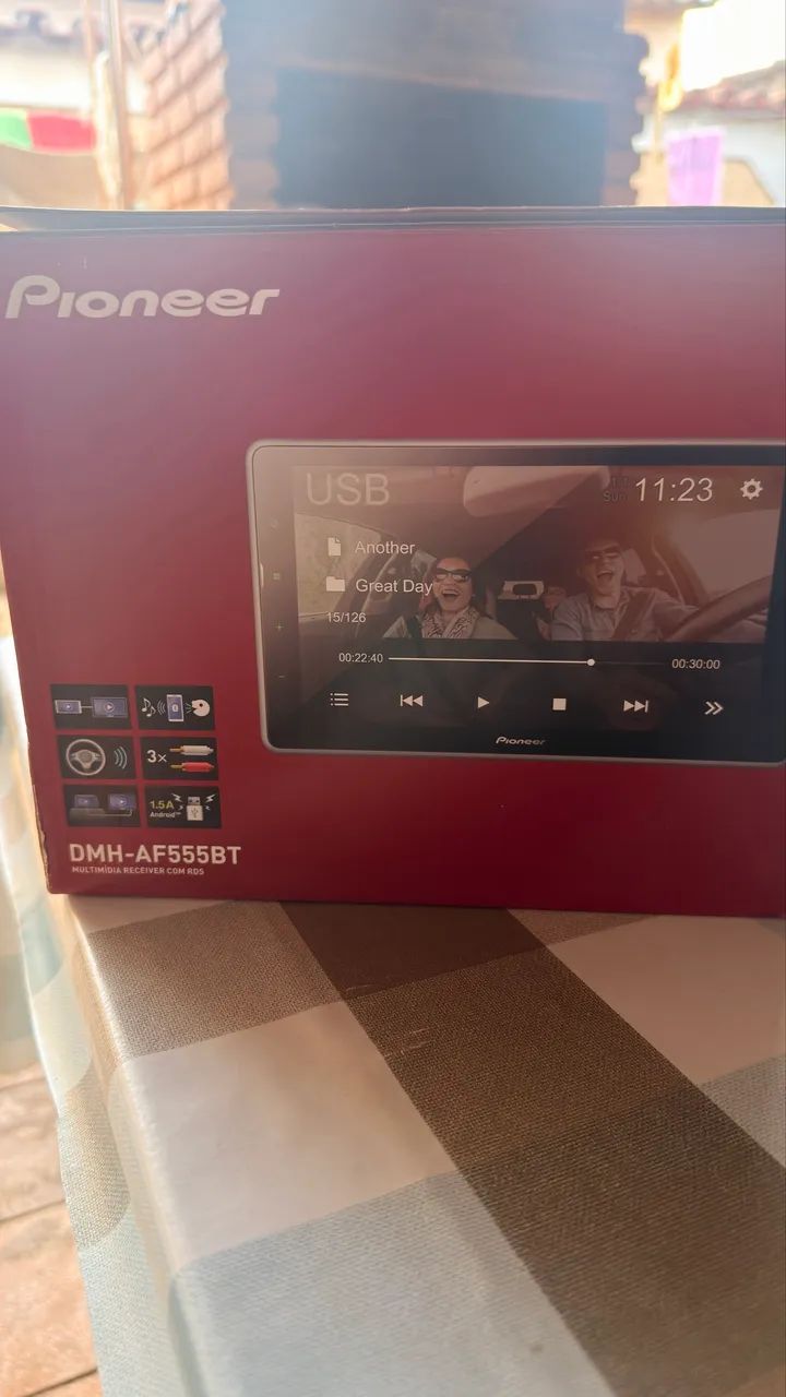 Multimídia pioneer AF555BT tela flutuante 9 polegadas - Foto 3