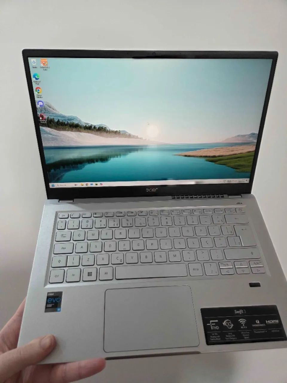 Notebook Acer Swift 3 SF314-511-58K4, pouco usado, completo - Foto 2
