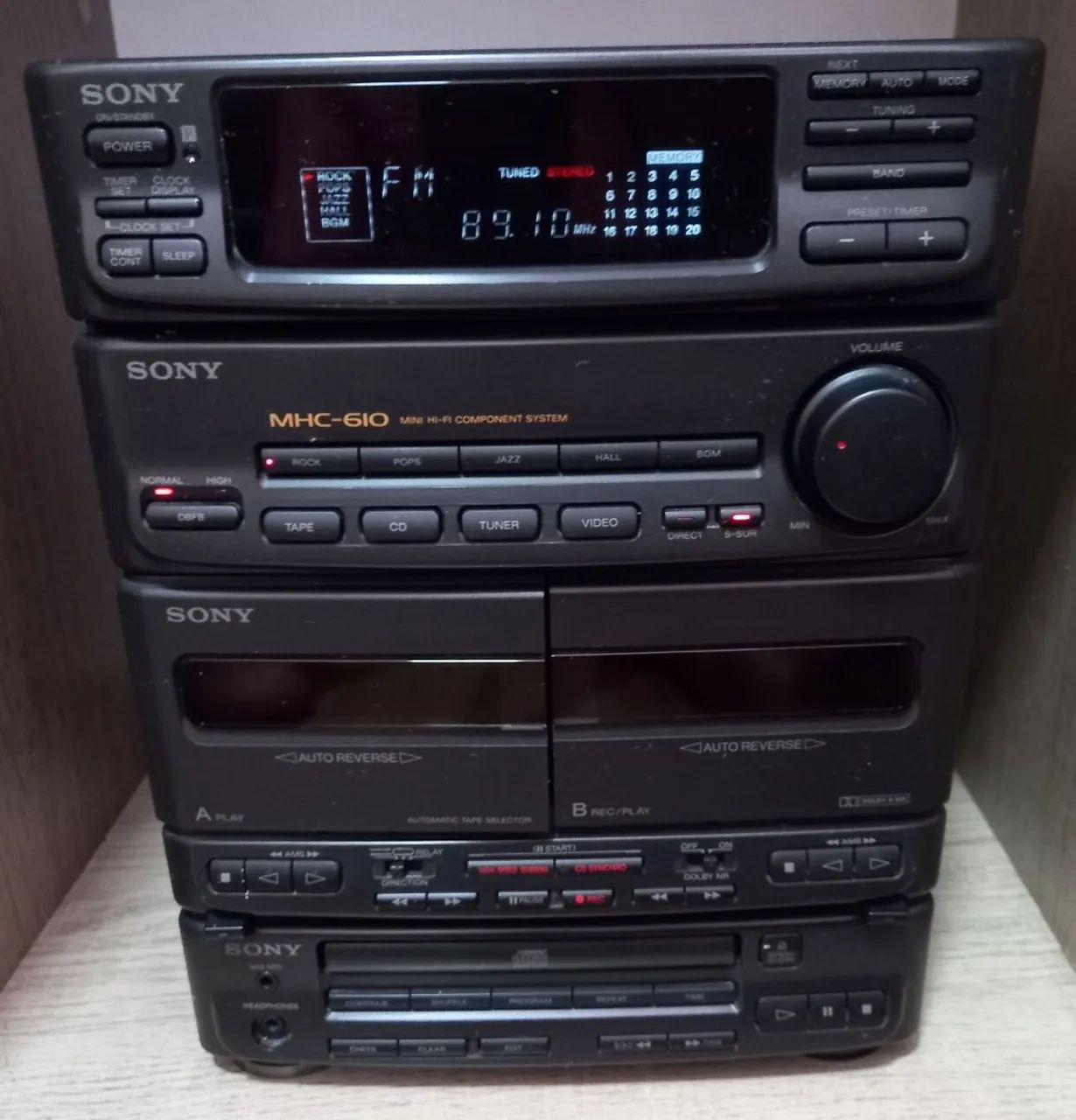 SONY MHC-EX10 ラジカセ ブラック MICROSYSTEM SONY MHC-610 JAPONÊS - Aparelhos de Som - Vila
