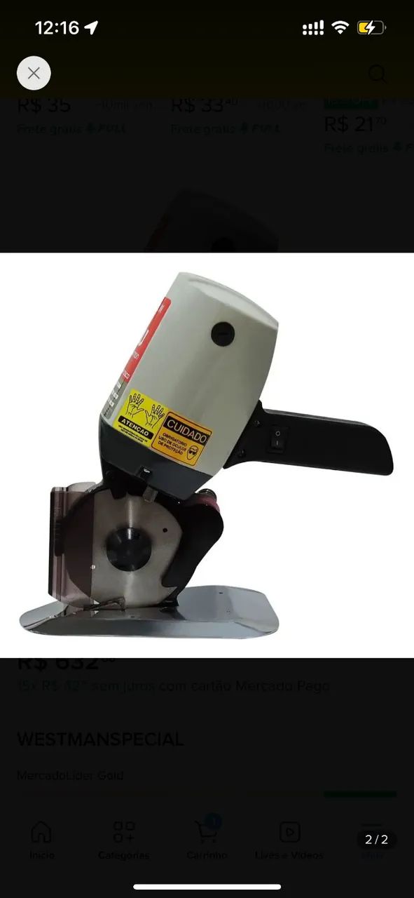 Máquina de corte de tecido  - Foto 3