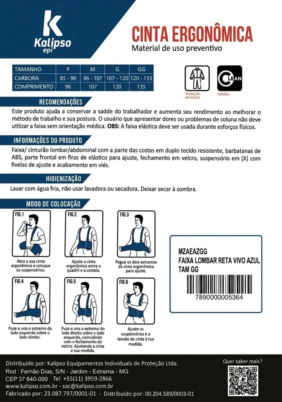 Cinta ergonômica - Foto 3