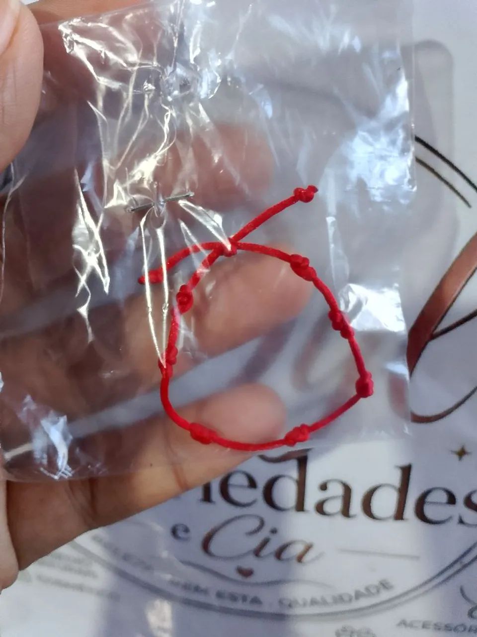 Pulseira 7 nós para bebê 