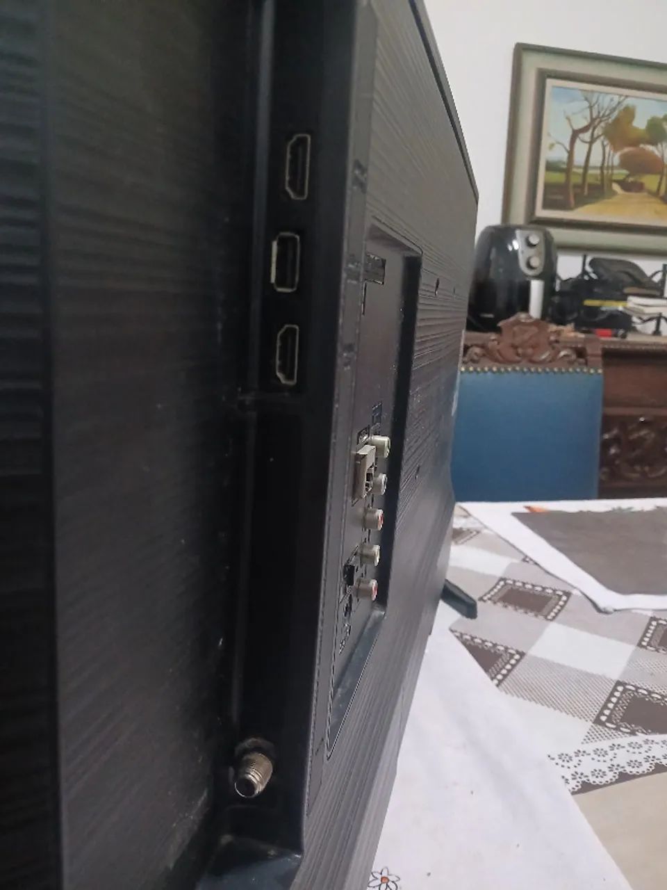 Vendo TV Samsung 32 polegadas, LED, Com Defeito, Tela Quebrada.  - Foto 3
