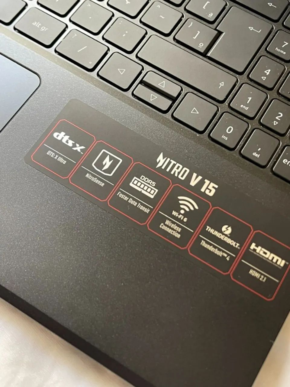 Notebook Gamer Acer Nitro V15 ANV15-51-57WS i5 13ªGen 16GB 512GB SSD RTX3050 1 - Foto 4