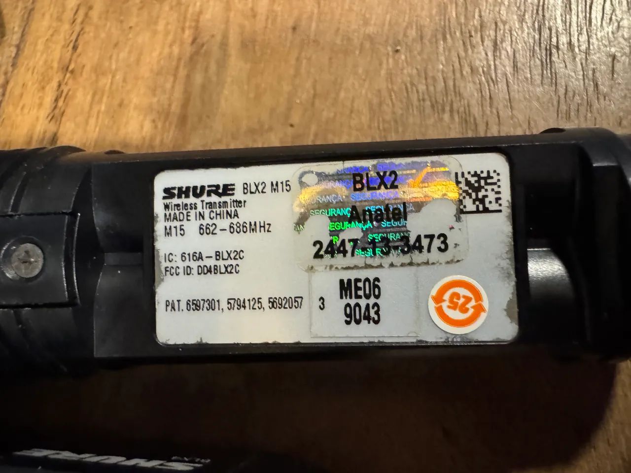 Microfone sem fio Shure BLX24/SM58 original. - Foto 4
