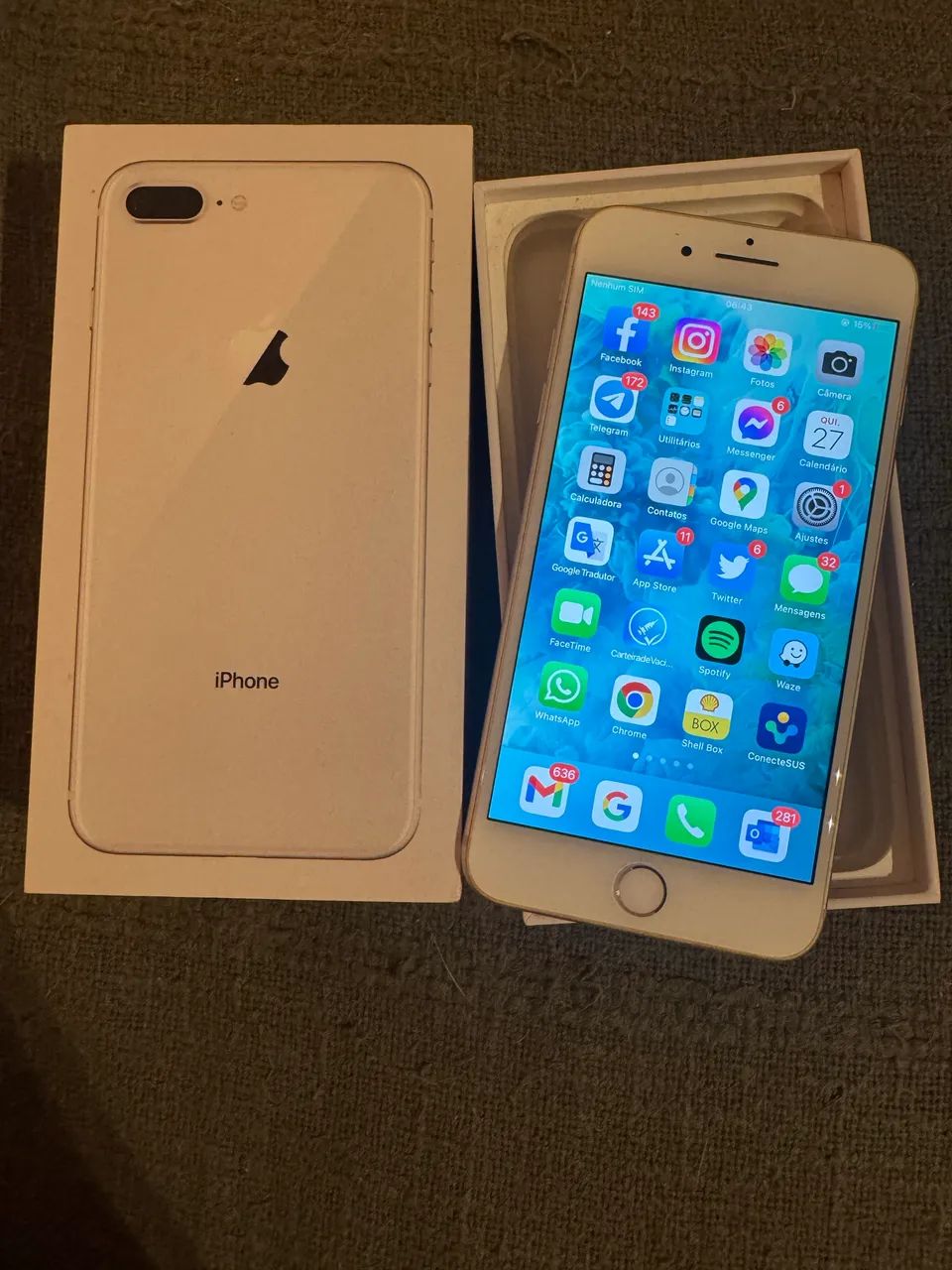 iPhone 8 Plus 64gb branco  - Foto 2