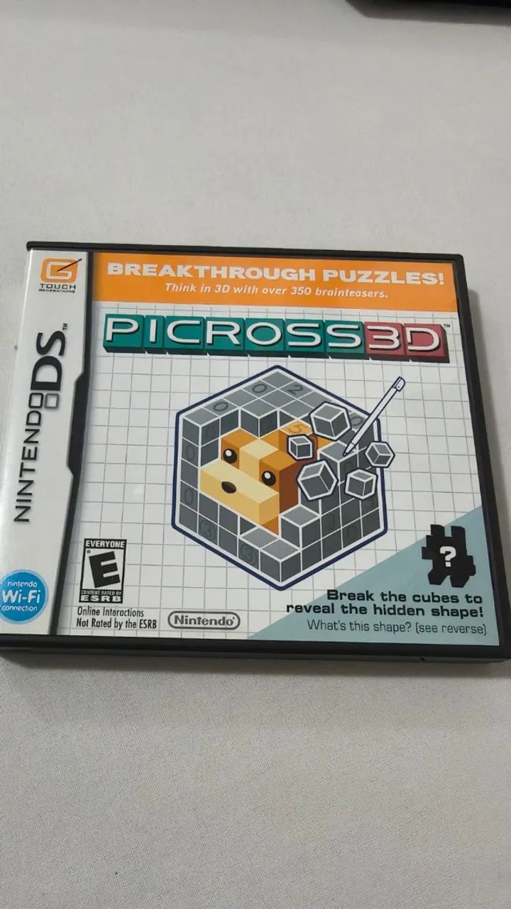 Jogo Nintendo DS - Picross 3D