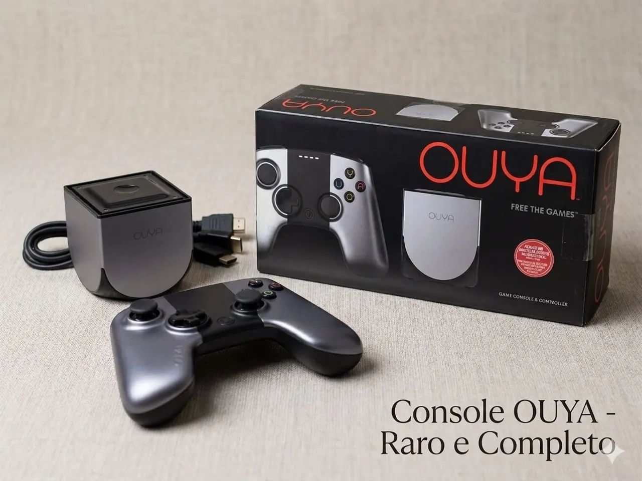 Console Ouya completo na caixa original 