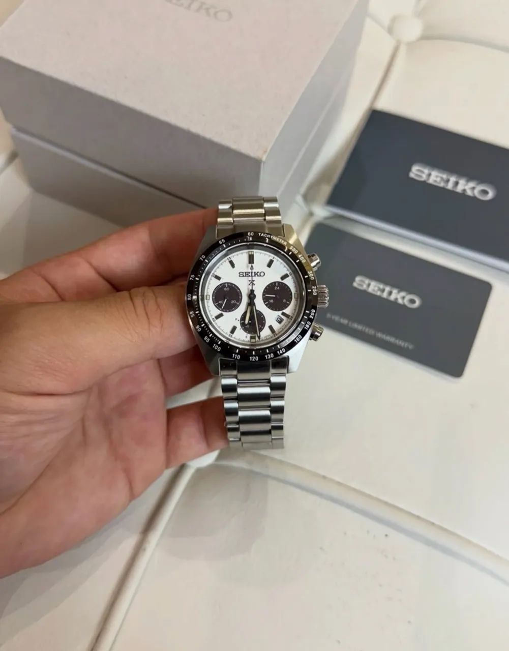 RELÓGIO SEIKO PROSPEX SPEEDTIMER PANDA - Foto 2