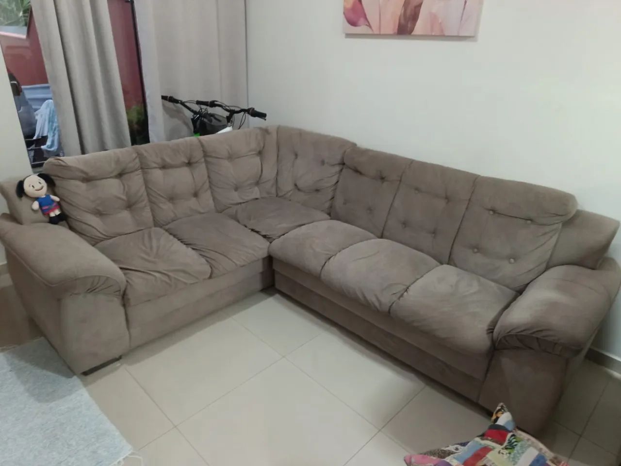 Sofá em L 5 lugares  - Foto 2