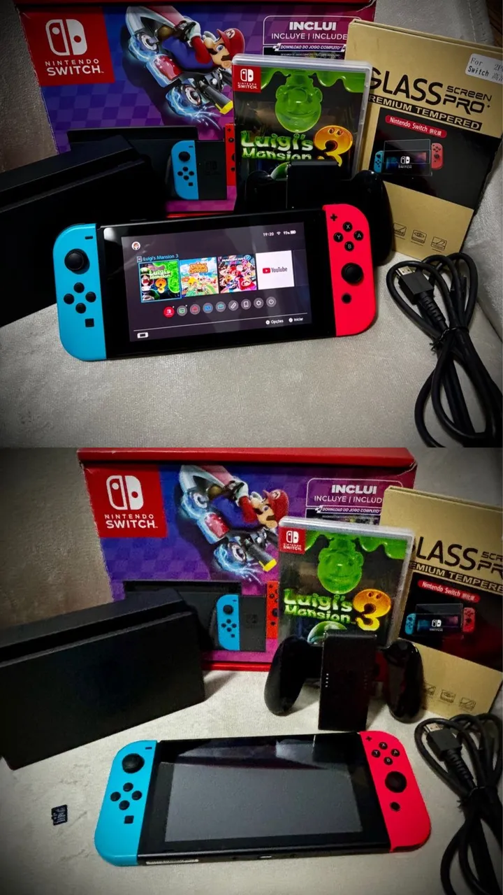 Kit Acessórios Nintendo Switch 18 em 1 KP-LC13 Completo - Peças e