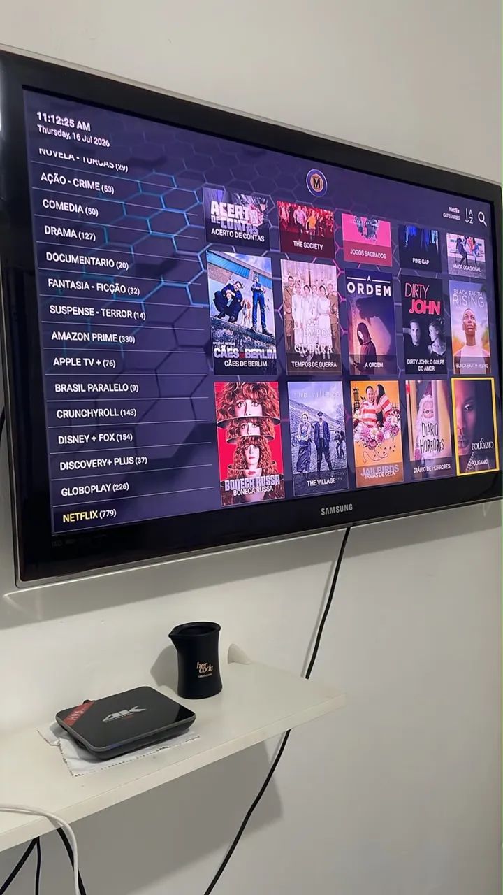 Tv 42 polegadas não é smart mais tem o aparelho que transforma ela em smart 