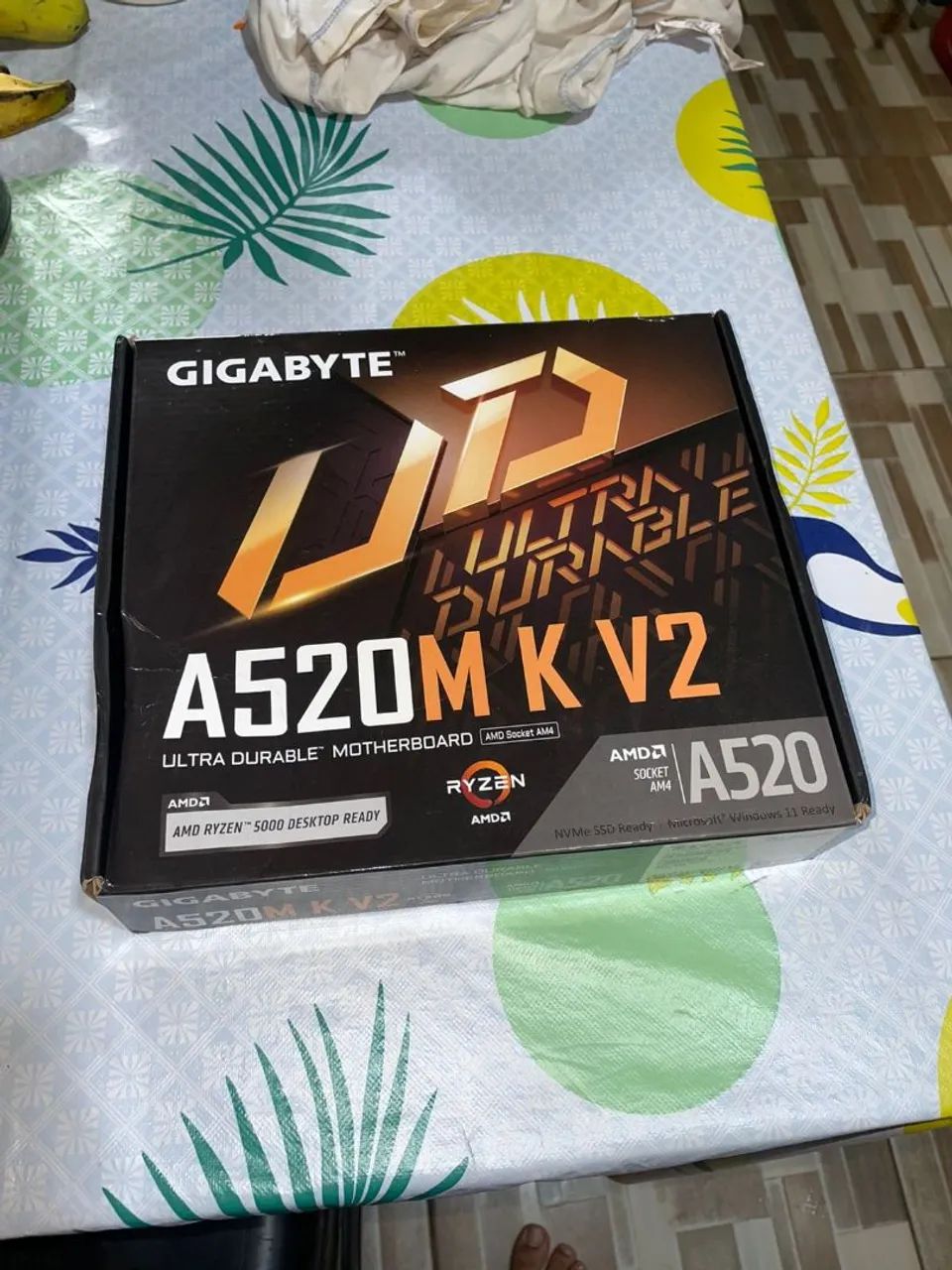 Placa Mãe Gigabyte A520M K V2 (AM4/2xDDR4/HDMI/D-Sub/M.2/USB 3.2)