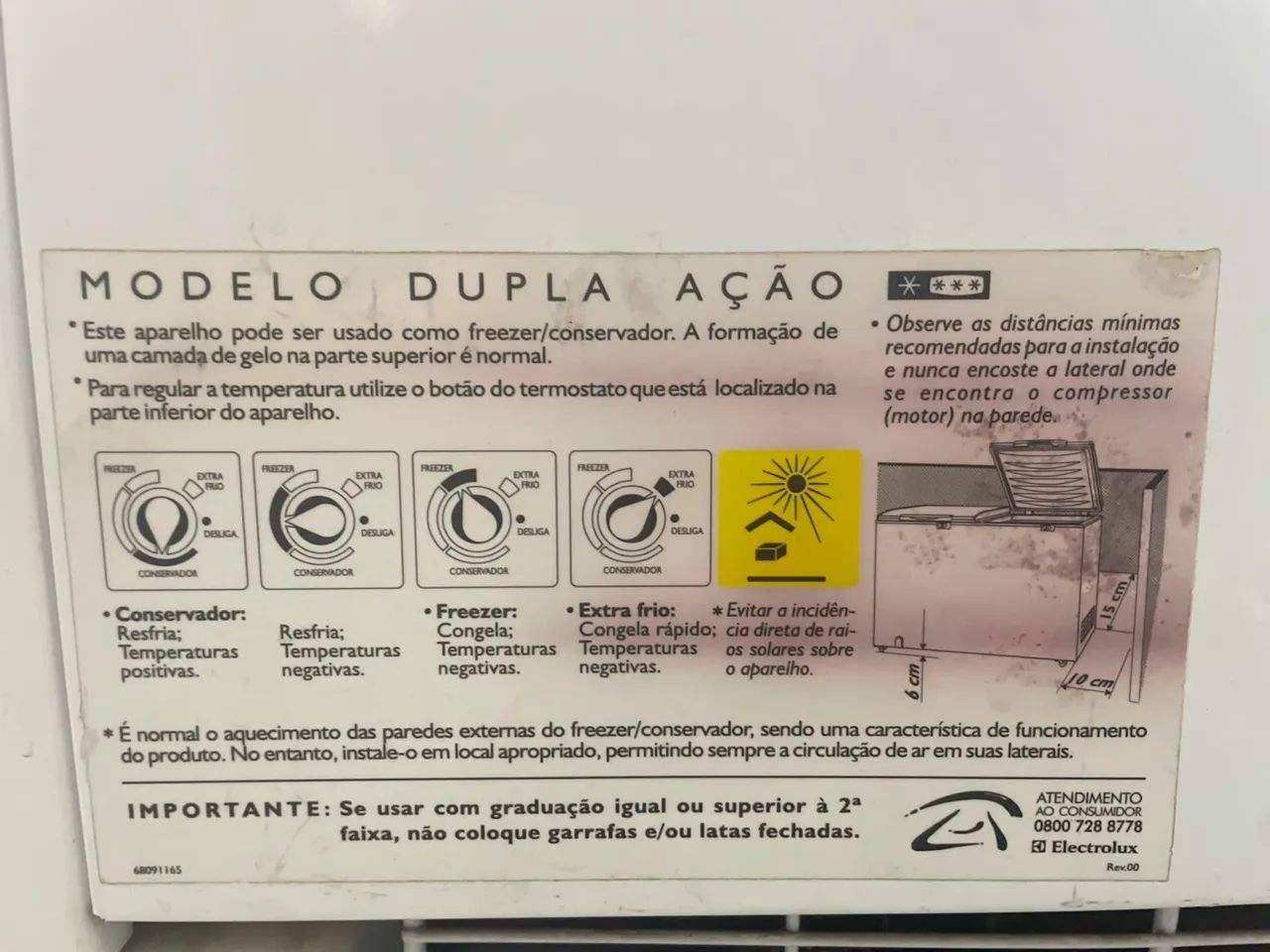 Freezer horizontal 305 litros Electrolux  - Foto 3