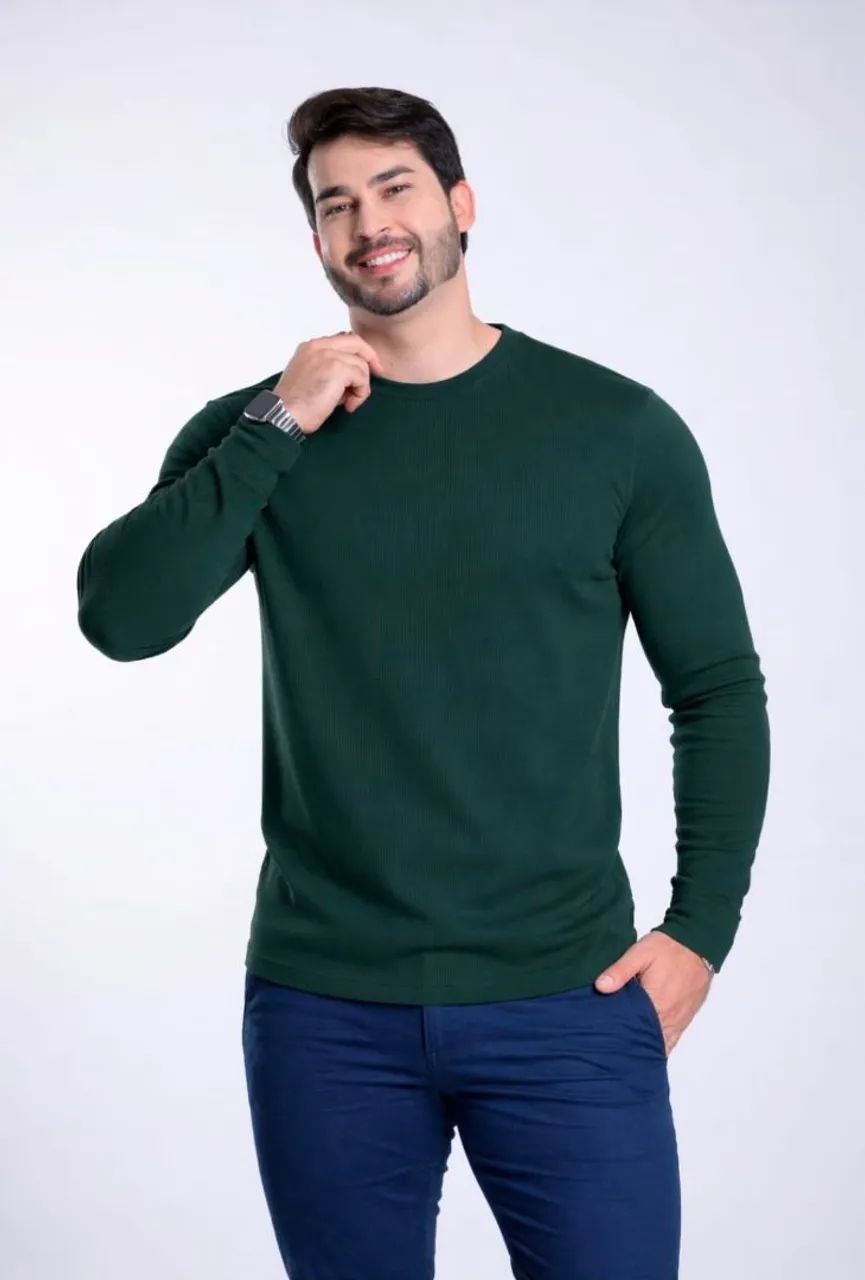 Camisa Tricot Premium Manga Longa 