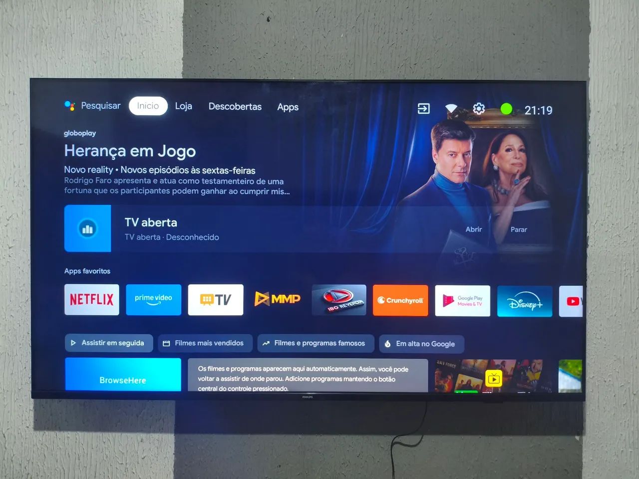 Vendo esta TV Philips de 65 polegadas. Está em perfeito estado de uso. - Foto 3