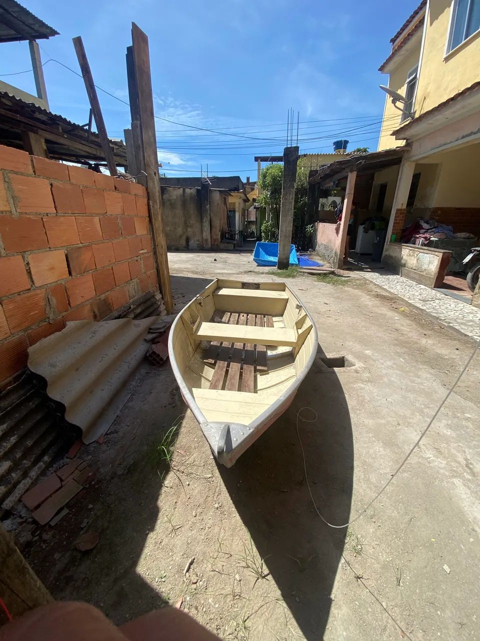 ? BARCO DE ALUMÍNIO À VENDA - ÓTIMO ESTADO - Foto 4