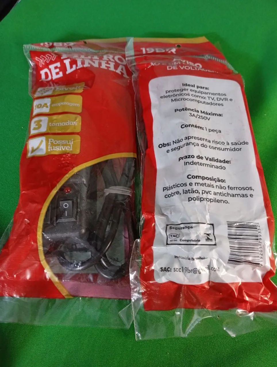 Régua de tomadas com 3 - Foto 4