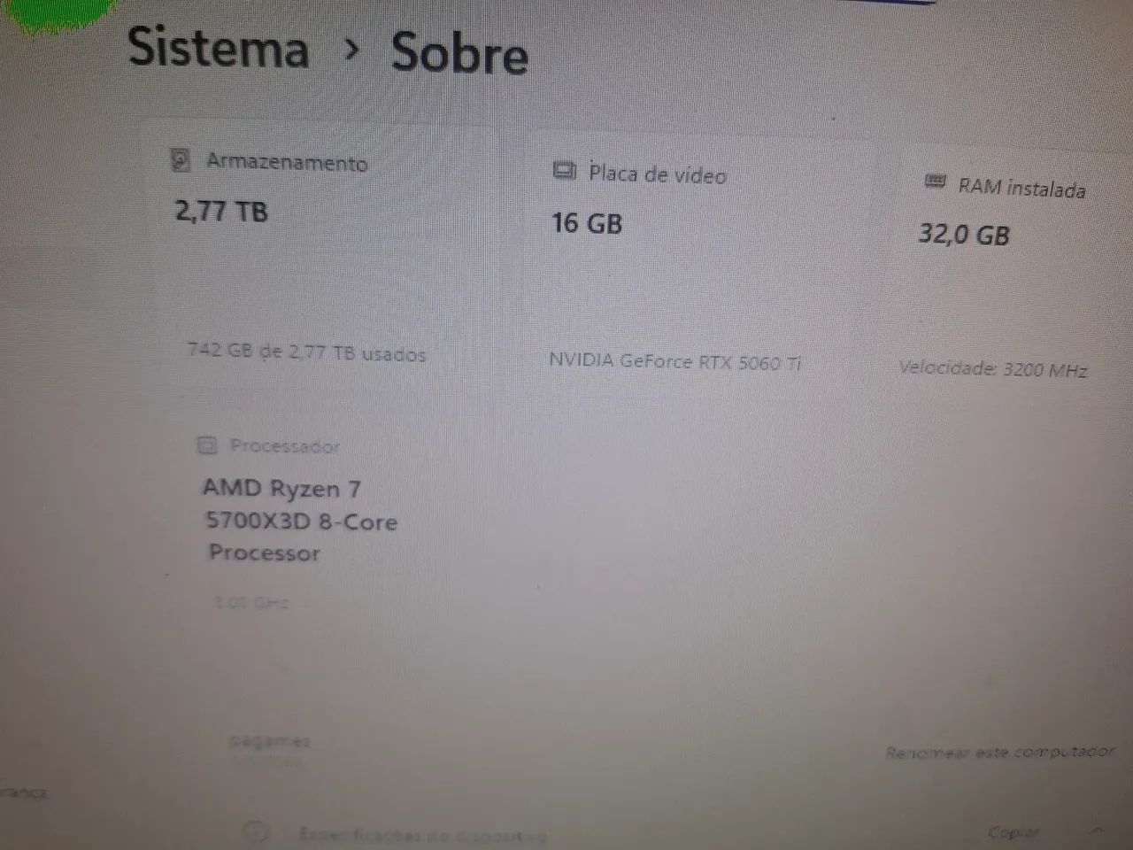 Kit ryzen 5700X3D.b550 msi gaming plus.32gb ram  - Foto 3