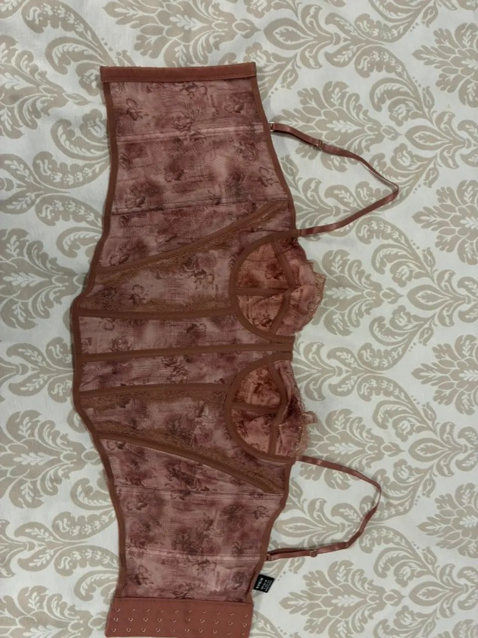 CORSELET ROSA - PEÇA NOVA - Foto 3