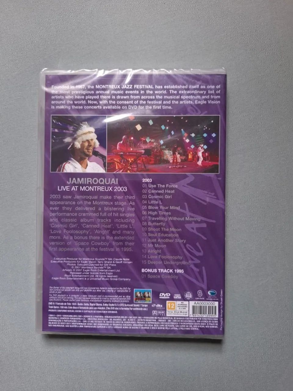 DVD Jamiroquai - Live at Montreux 2003 NOVO LACRADO - CDs, DVDs