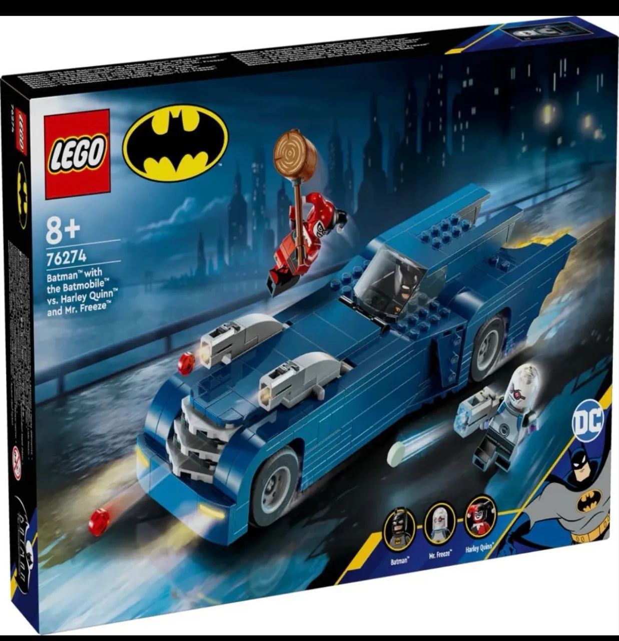 LEGO 76274 Batman com Batmóvel vs Harley Quinn e Mr. Freeze