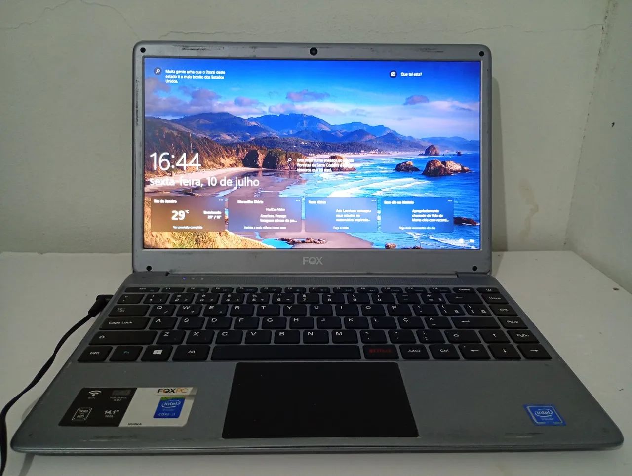 Notebook Fox Neo14-s 4GB DDR3 224GB SSD e Intel i3 2GHz com wi-fi  - Foto 2