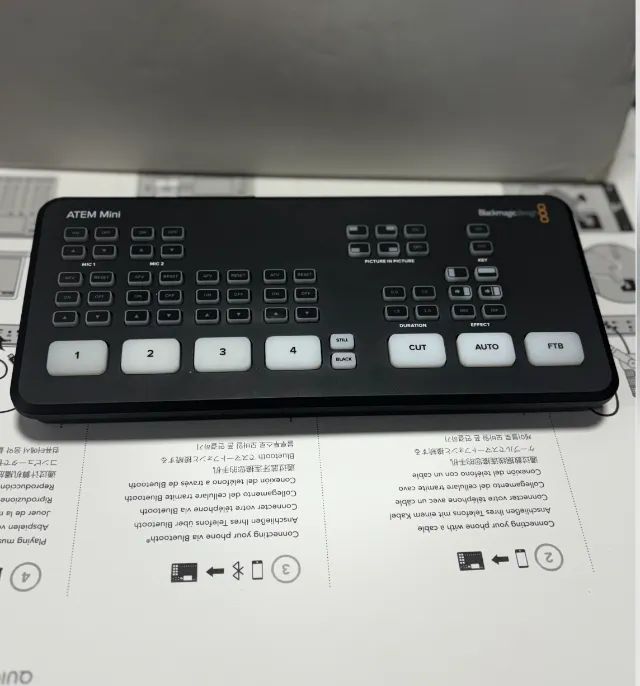 Mesa De Corte Atem Mini Blackmagic Switcher Hdmi