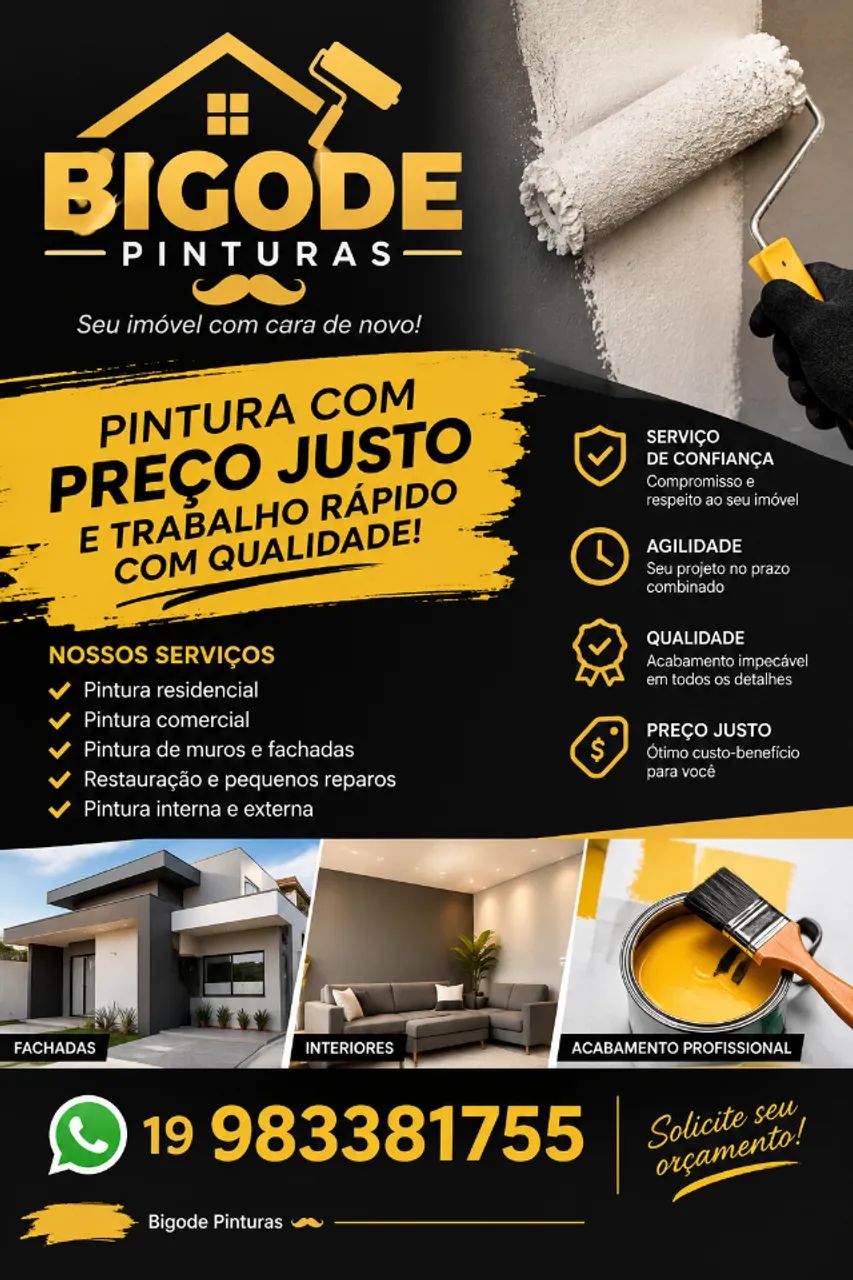 BIGODE PINTURAS / PINTOR / REFORMA