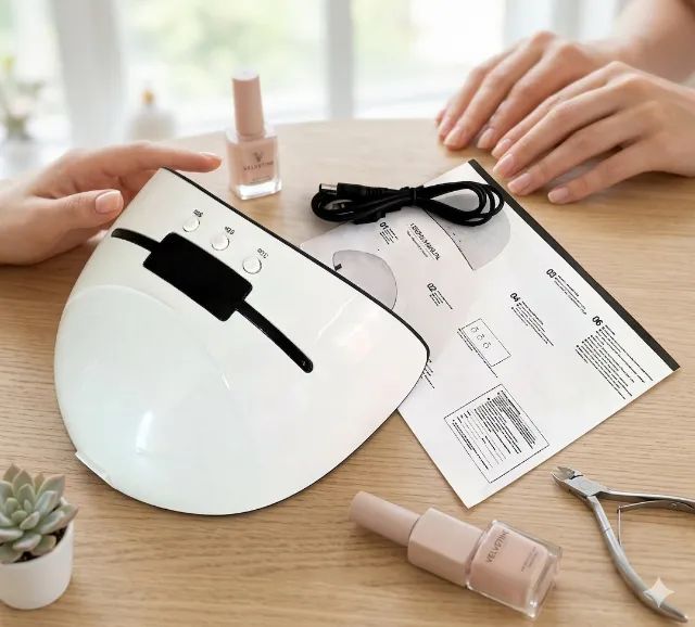 Mini Secador de Unhas UV/LED 36W com Temporizador, Sensor Automático e Entrada USB - Foto 3