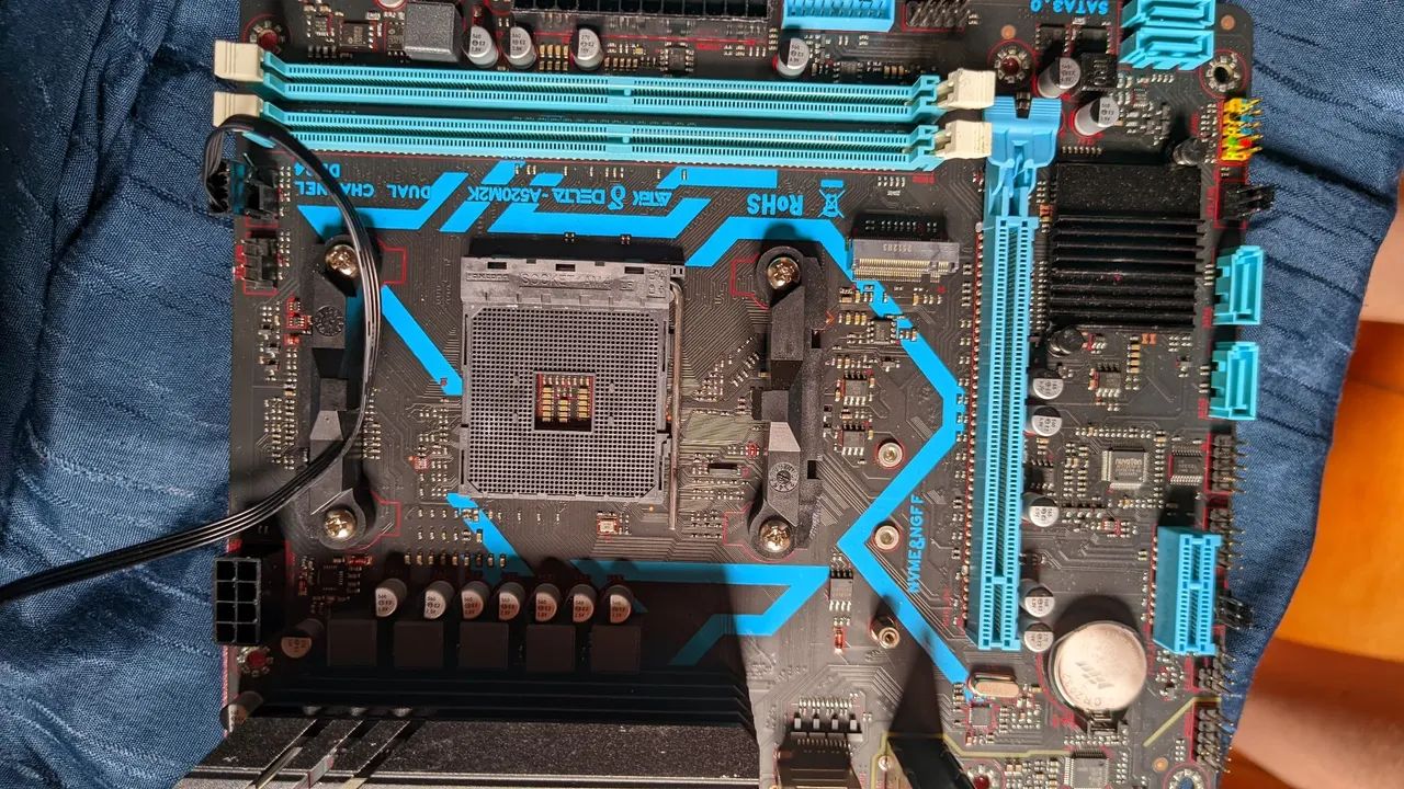 Kit 3x placa mãe am4 a520,a320 ,x99 com Xeon 2630 v3 - Foto 5