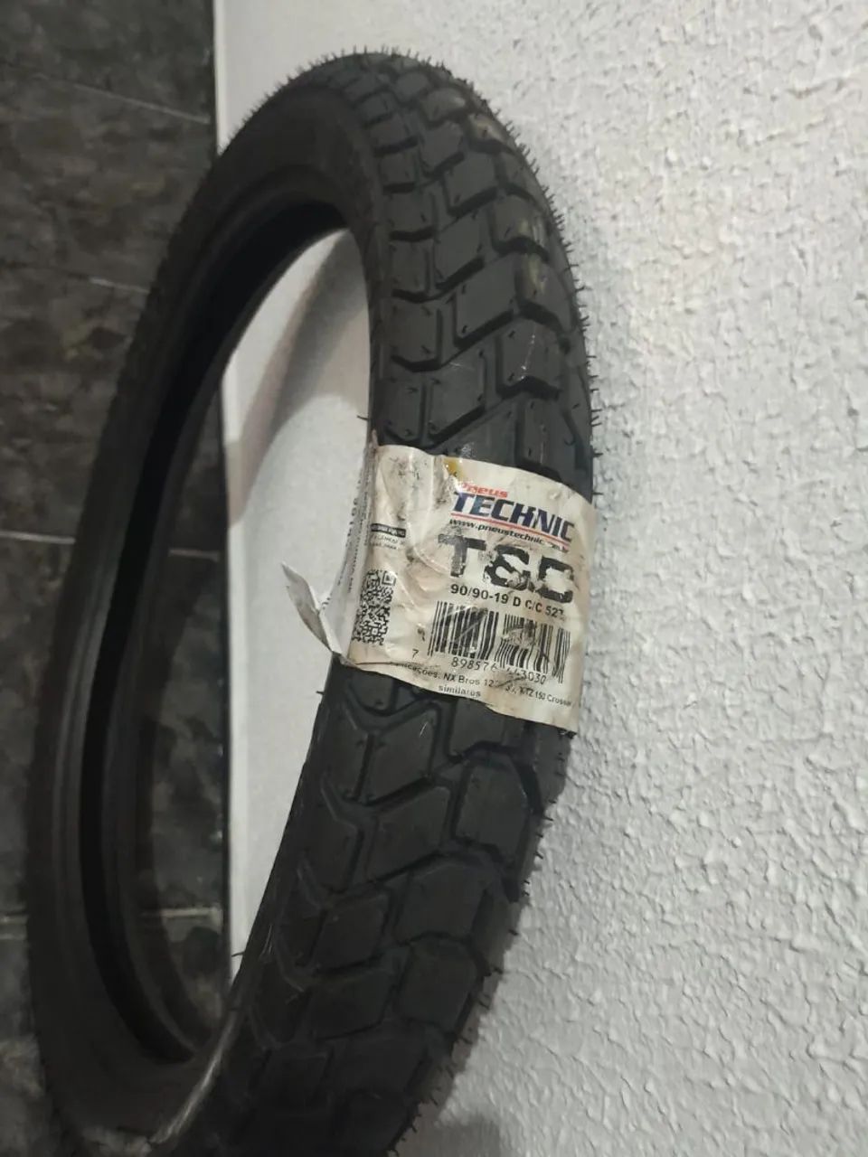 Vendo pneu dianteiro, novo marca technic pra bros e crosser. - Foto 2
