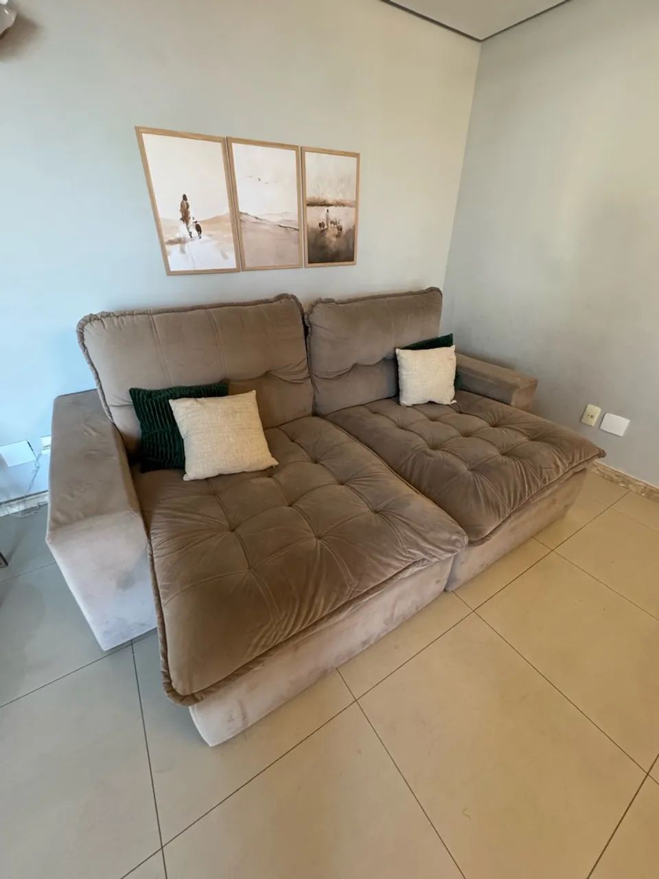 Sofá de TV Grande e Confortável 2,50m - Foto 3