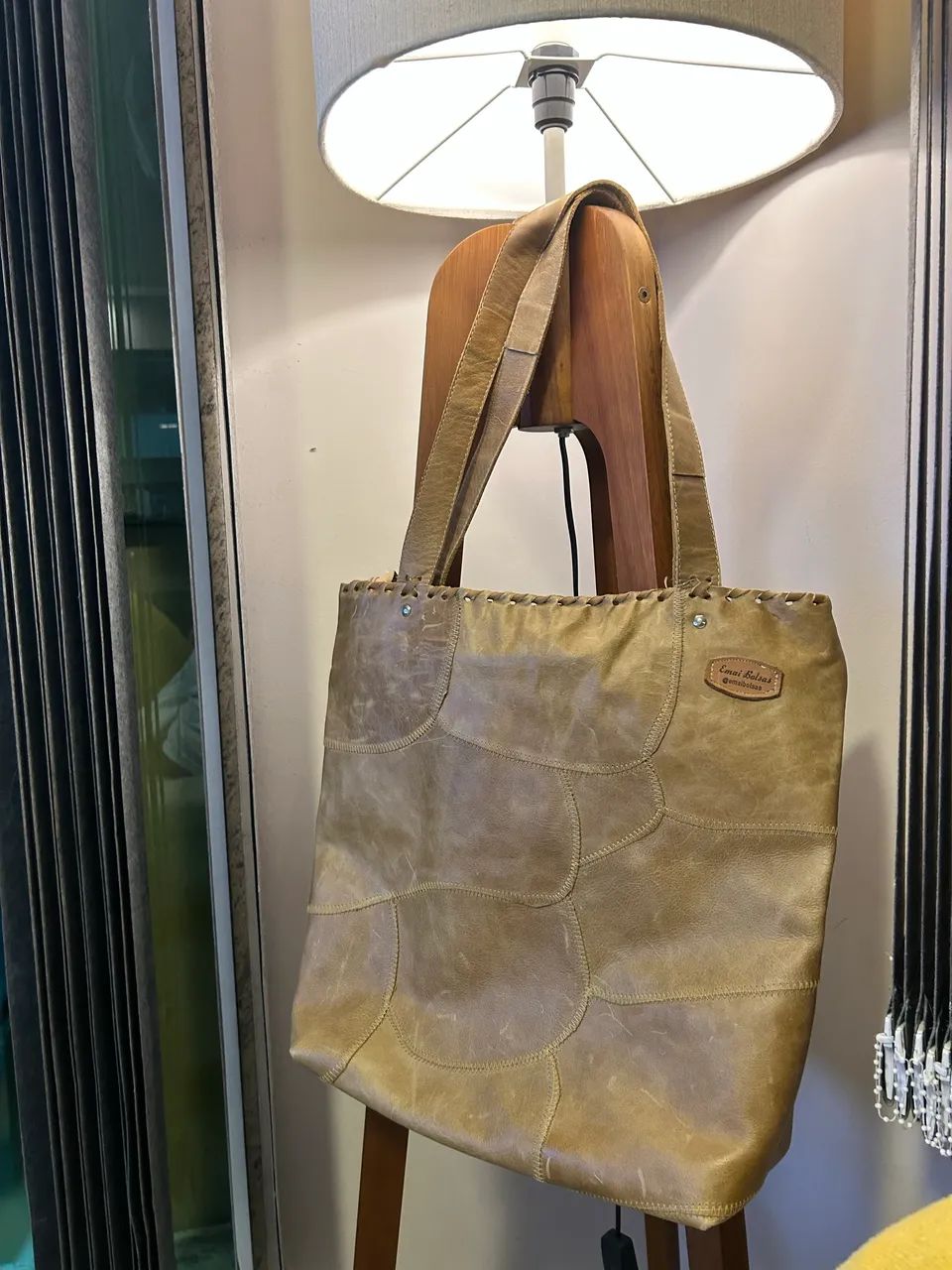 Bolsa couro nova