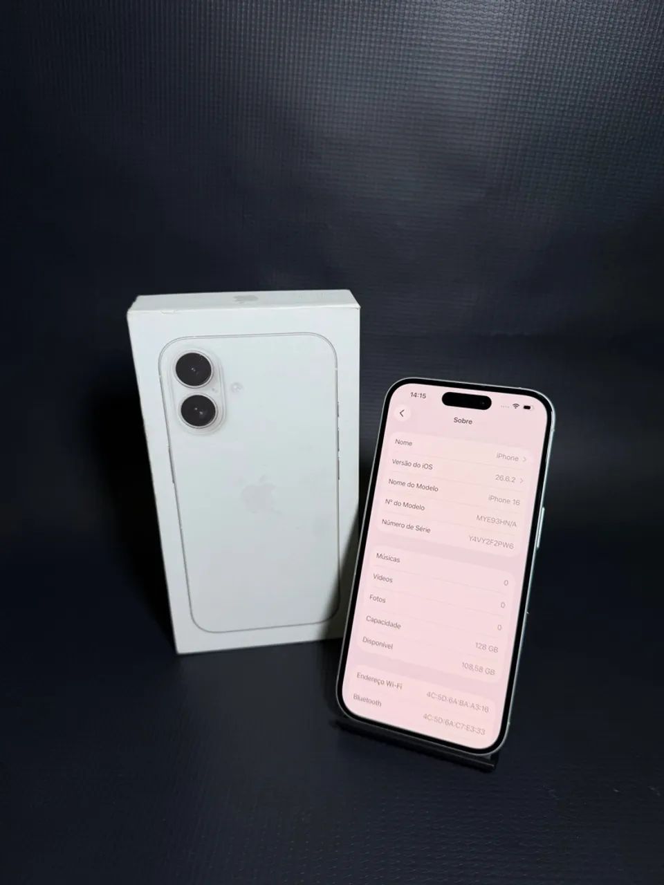 IPHONE 16 128GB BRANCO - Foto 4