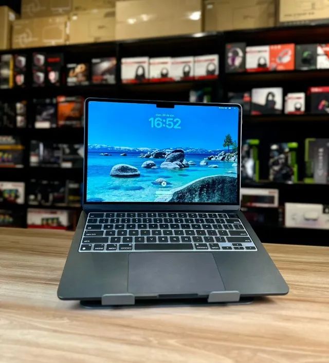 Macbook air m2 13,6 16gb 256ssd 100 ciclos (Loja Física / Garantia