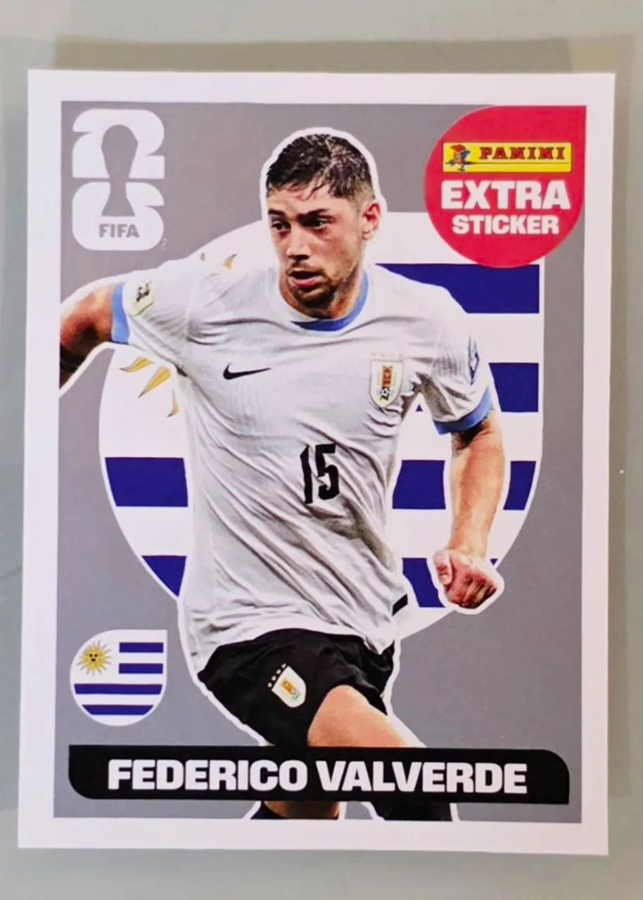 Figurinhas Panini Legend Prata do Federico Valverde