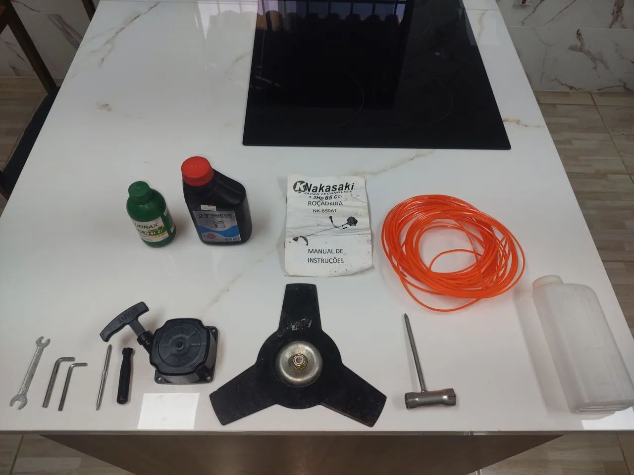 Roçadeira 65cc Nakasaki COMPLETA E MUITO CONSERVADA - Foto 6