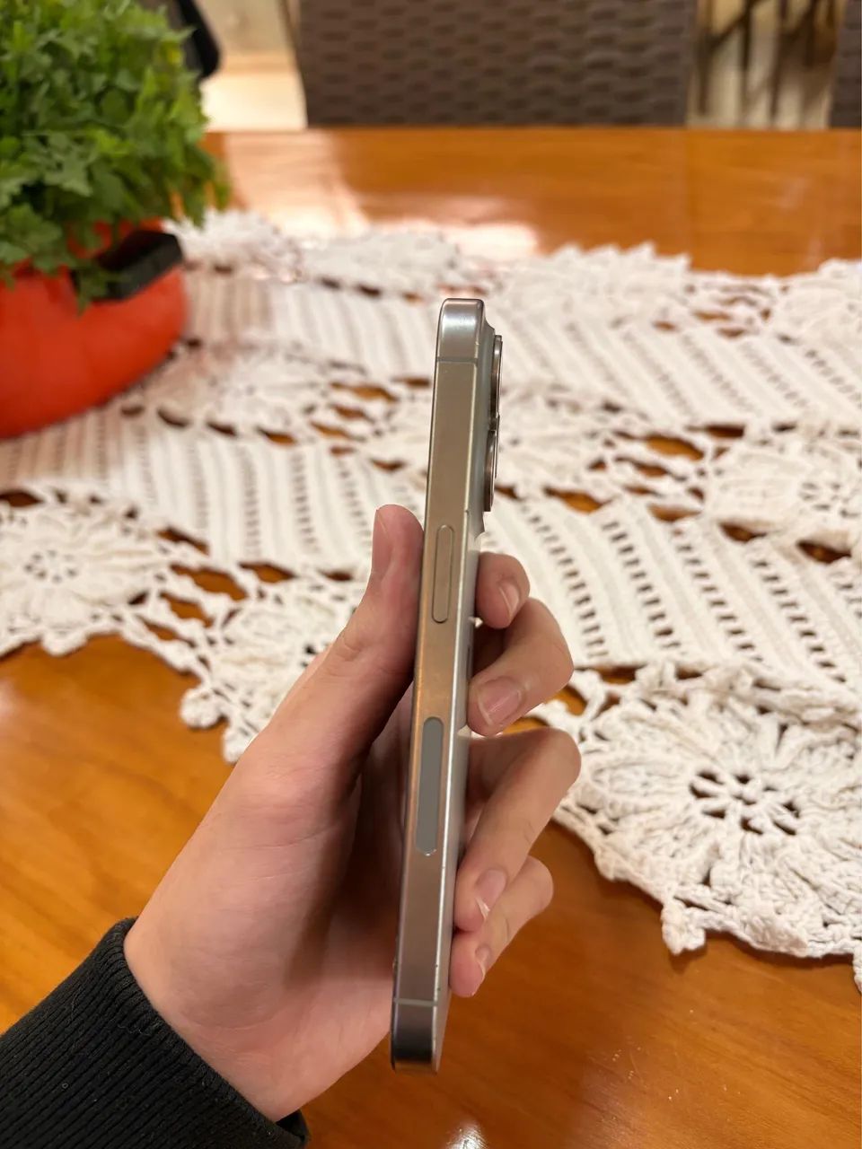 iPhone 15 pro, 128gb, titanium natural  - Foto 4
