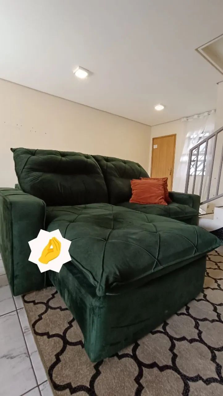 Sofá retrátil e reclinável 