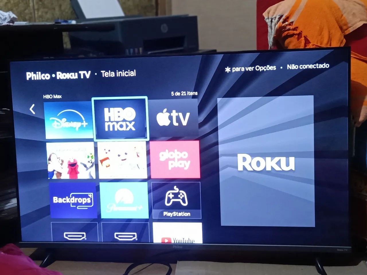 TV PHILCO 43 POLEGADAS ROKU