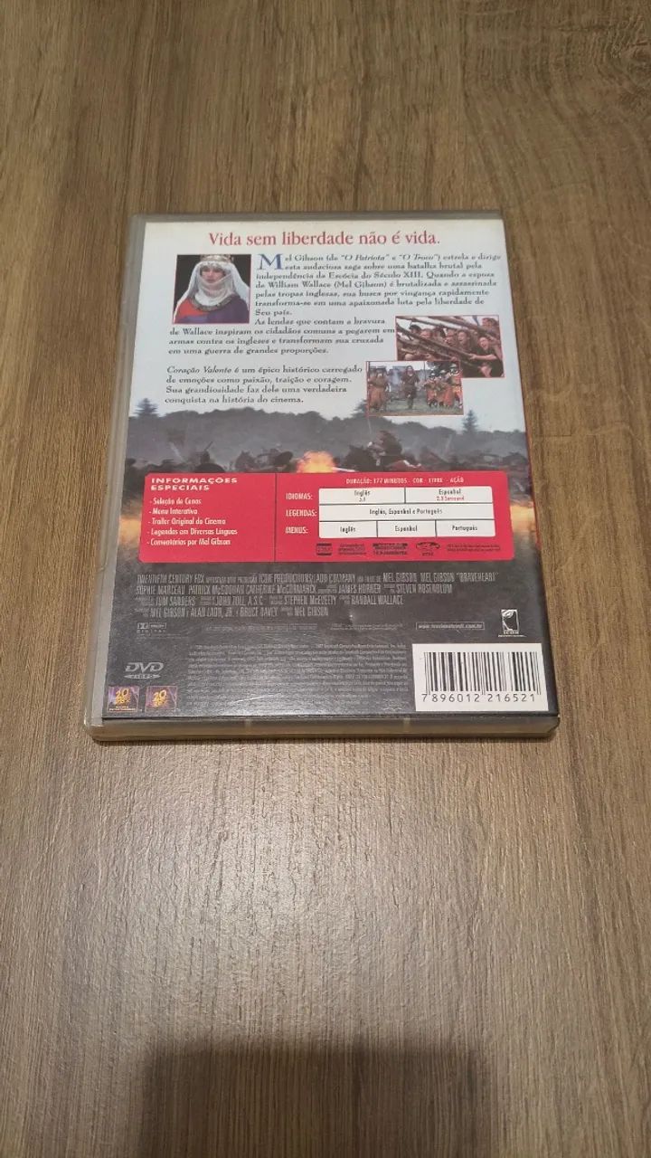 DVD - Coração Valente - Foto 3