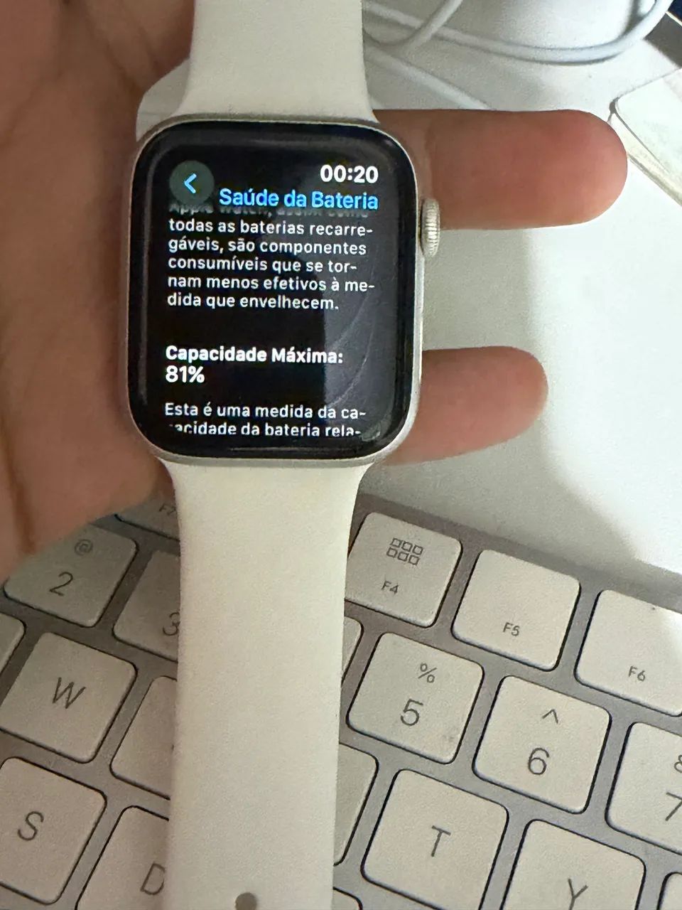 Apple watch series 8 45 mm silver (GPS + CELULAR) - Foto 2