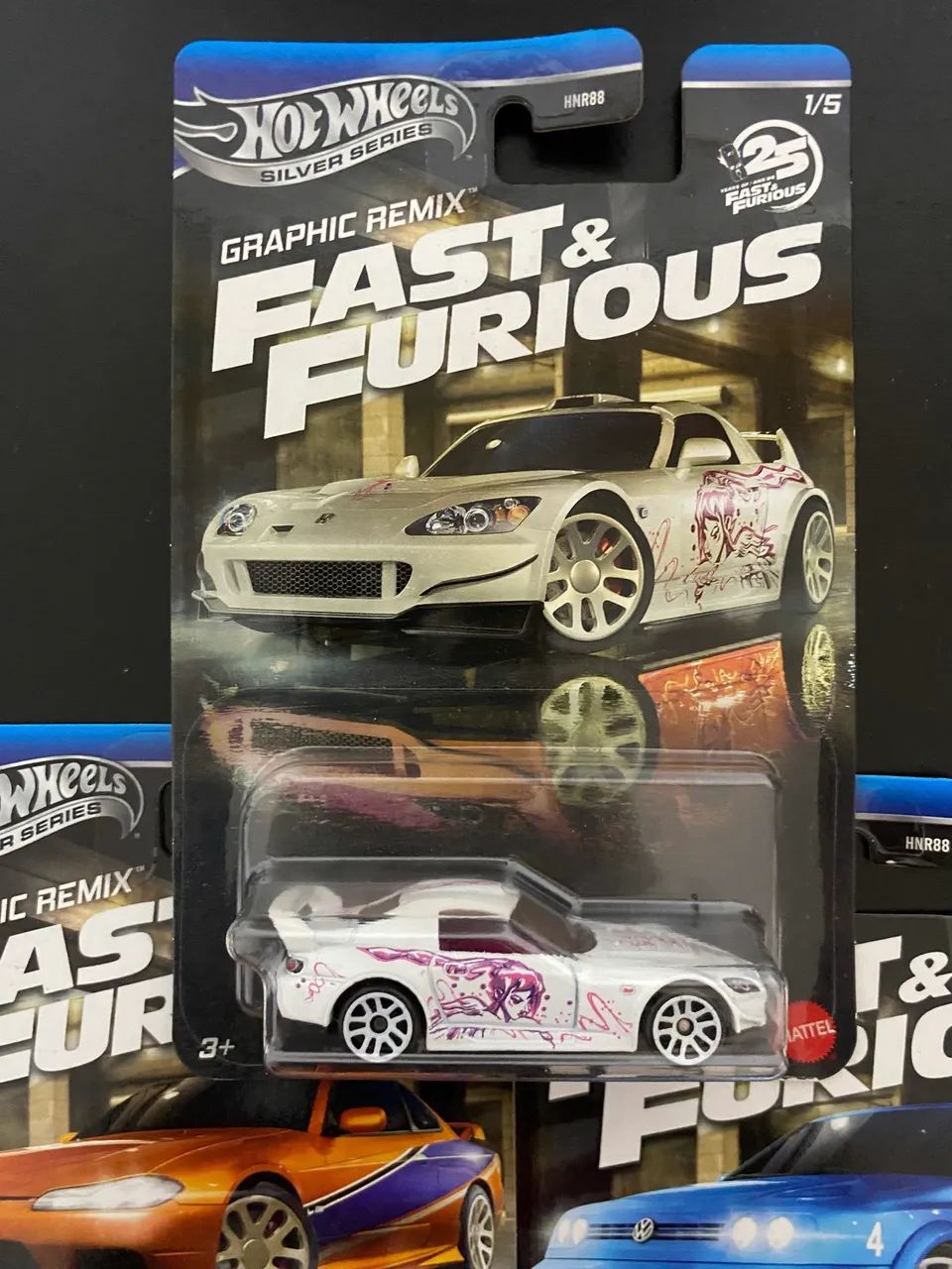 Hot Wheels Fast & Furious Graphic Remix - Set Completo 5/5 - Silver Series - R$ 300,00 - Foto 2